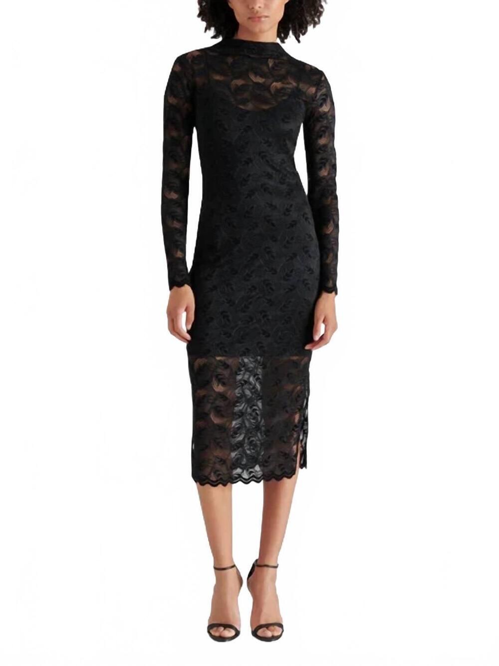 NEW STEVE MADDEN coven dress in black